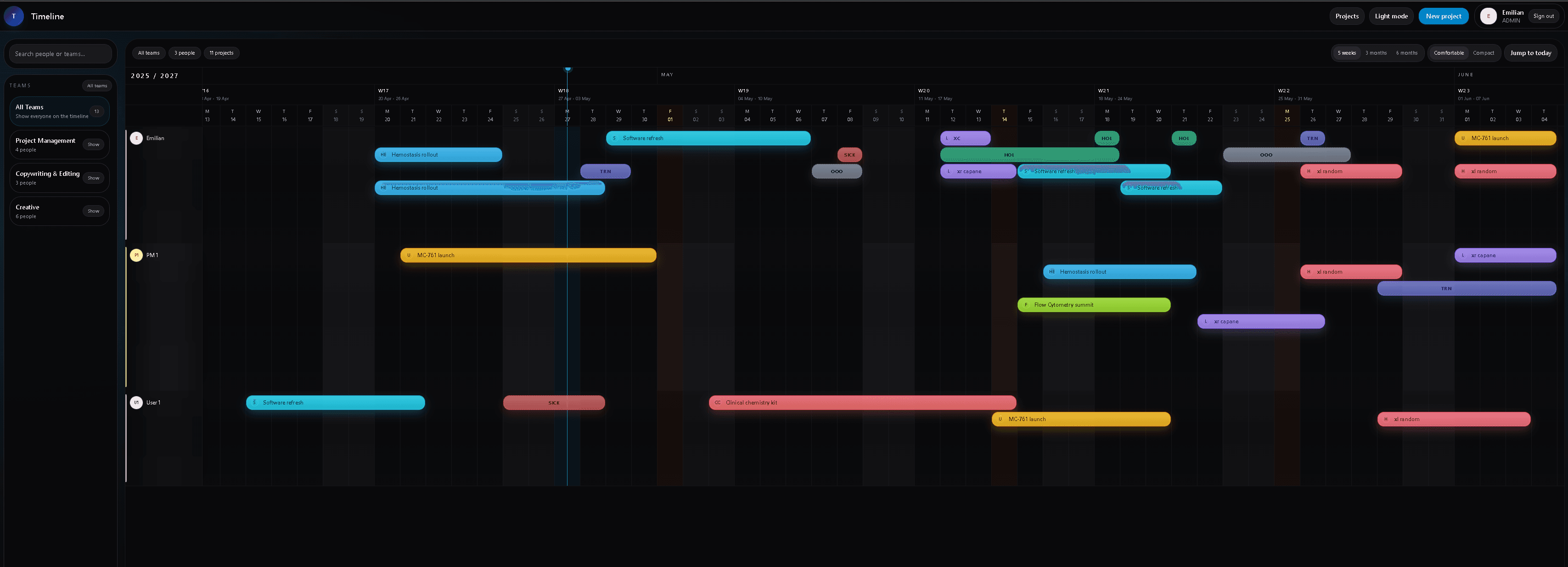 Timeline Planning Tool interface preview