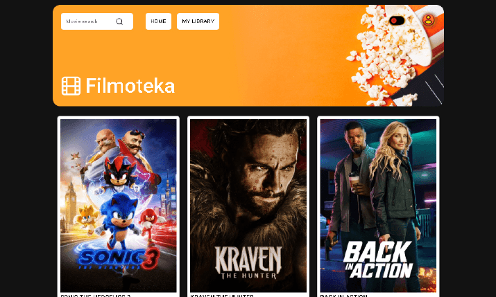 Film browsing project preview